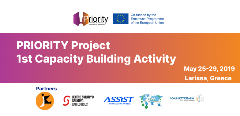 PRIORITY Project 1st Capacity Building Workshop in Larissa